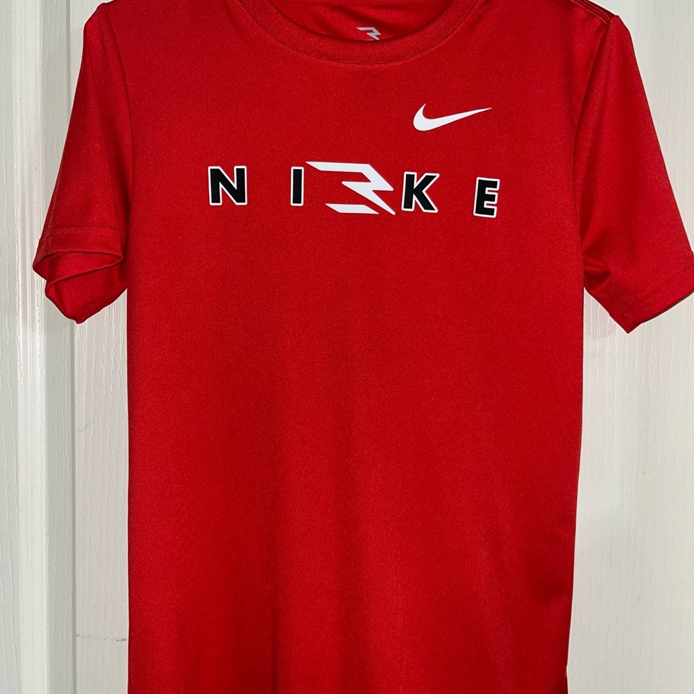 Abrand Vibrant Red Crew Neck Tee
